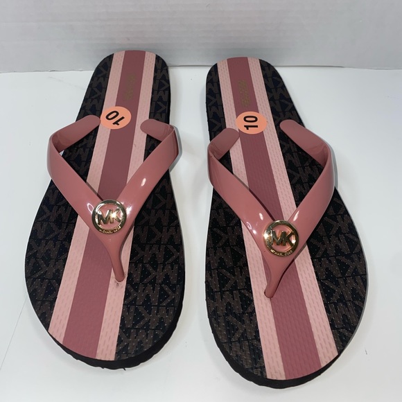 NWT Michael Kors Flip Flop  New - Picture 1 of 9